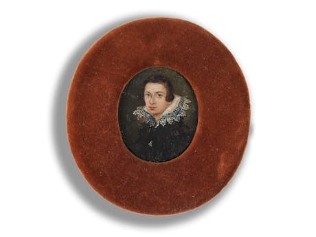 Miniaturportrait eines jungen Mannes